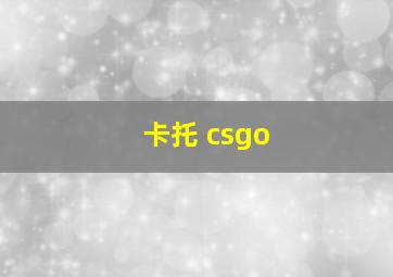 卡托 csgo